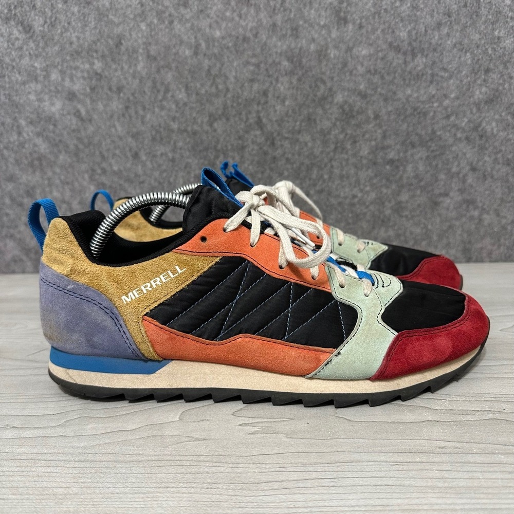 Merrell Alpine Sneakers Multi Color Suede Textile Mens Size 10.5 J000605